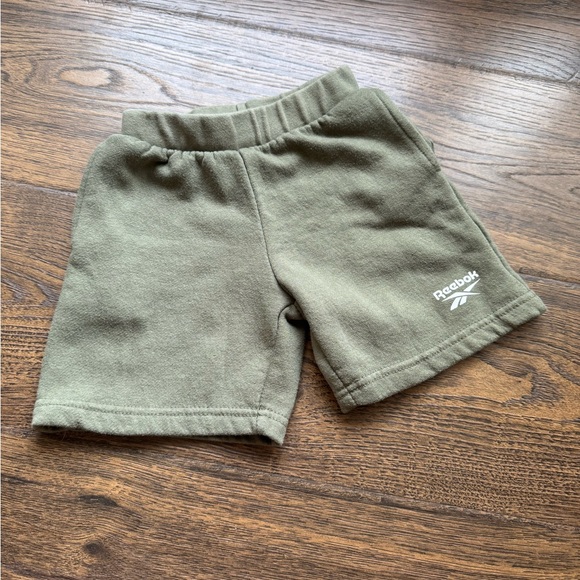 Reebok Kids Olive Green Hoodie and Shorts Set - Picture 4 of 5